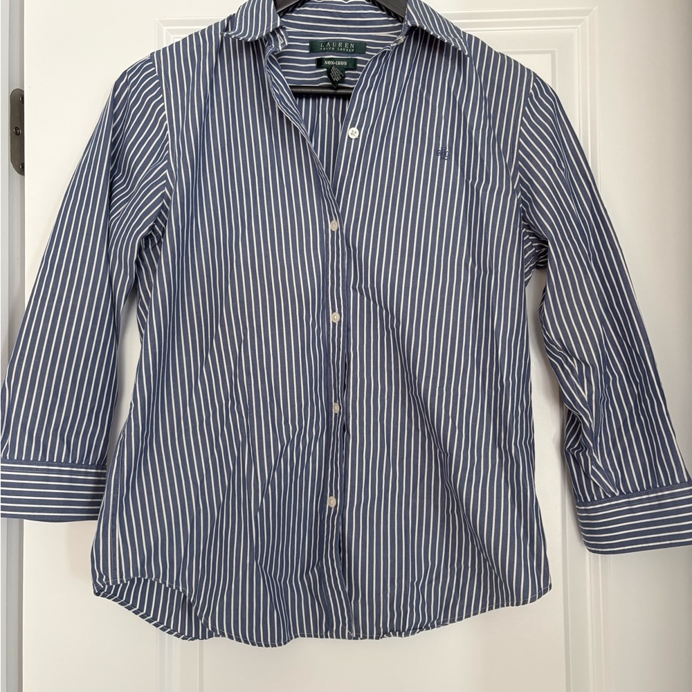 Ralph Lauren WBlue Striped Shirt